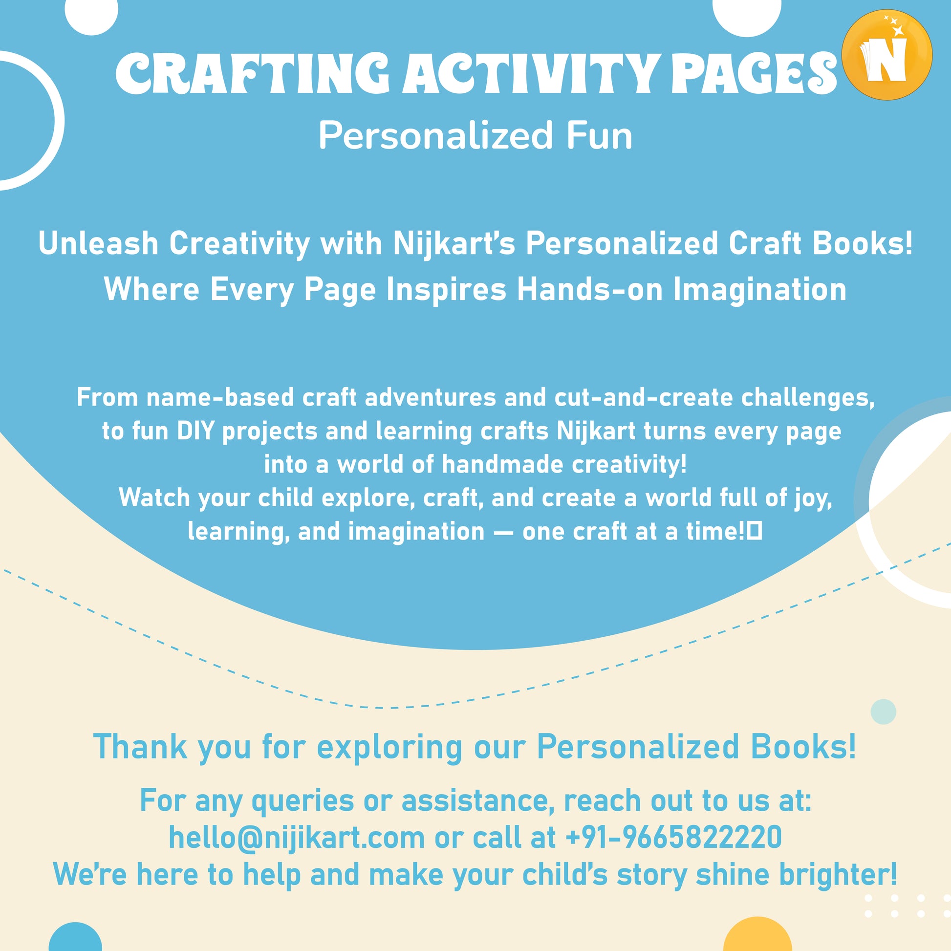 Namigo – Personalized Puzzle Craft Book for Kids