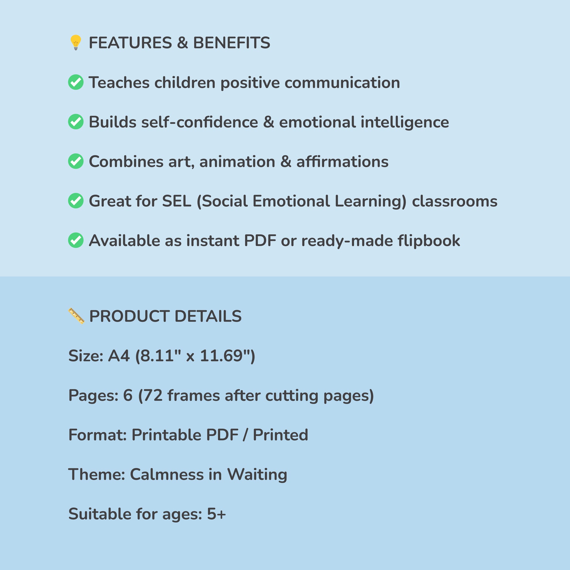 Patience Edition – Personalized Flipbook for Kids