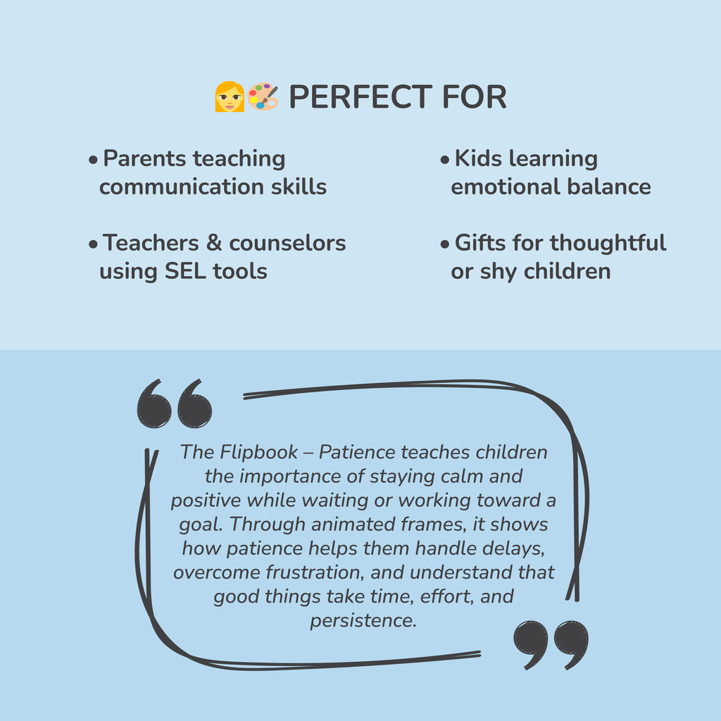 Patience Edition – Personalized Flipbook for Kids