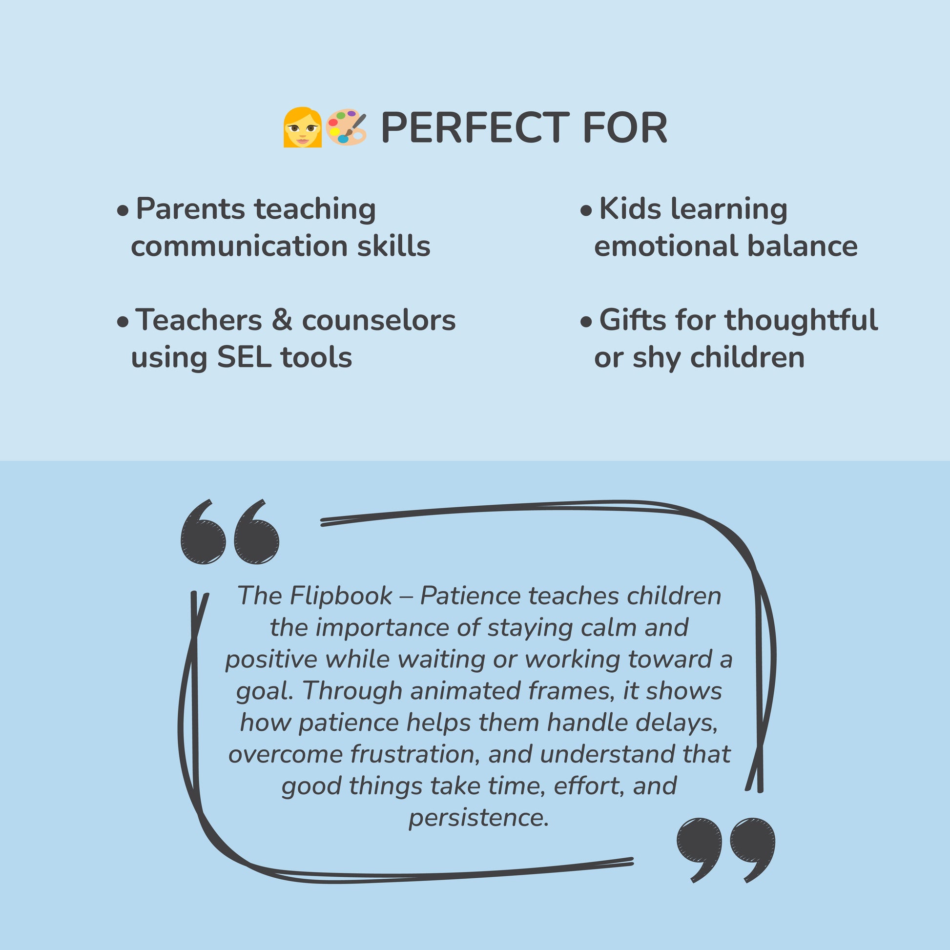 Patience Edition – Personalized Flipbook for Kids