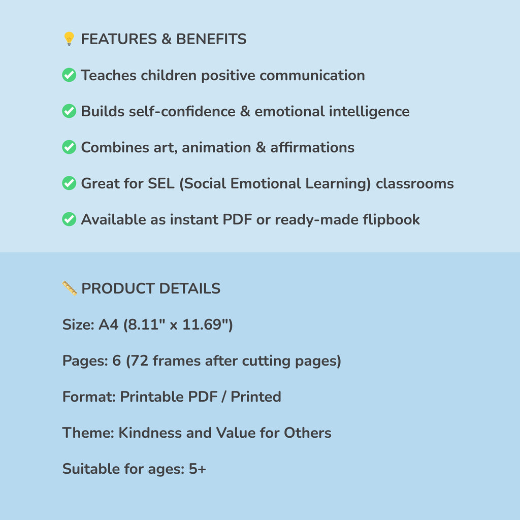 Respectful Edition – Personalized Flipbook for Kids