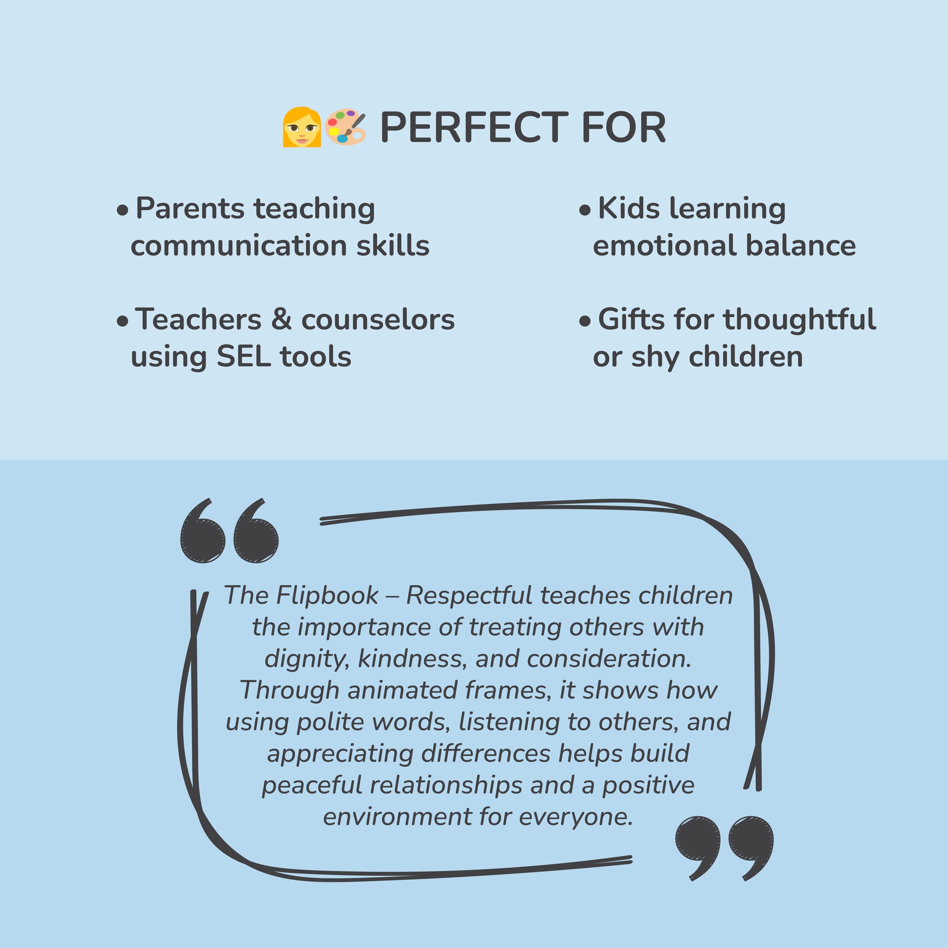 Respectful Edition – Personalized Flipbook for Kids