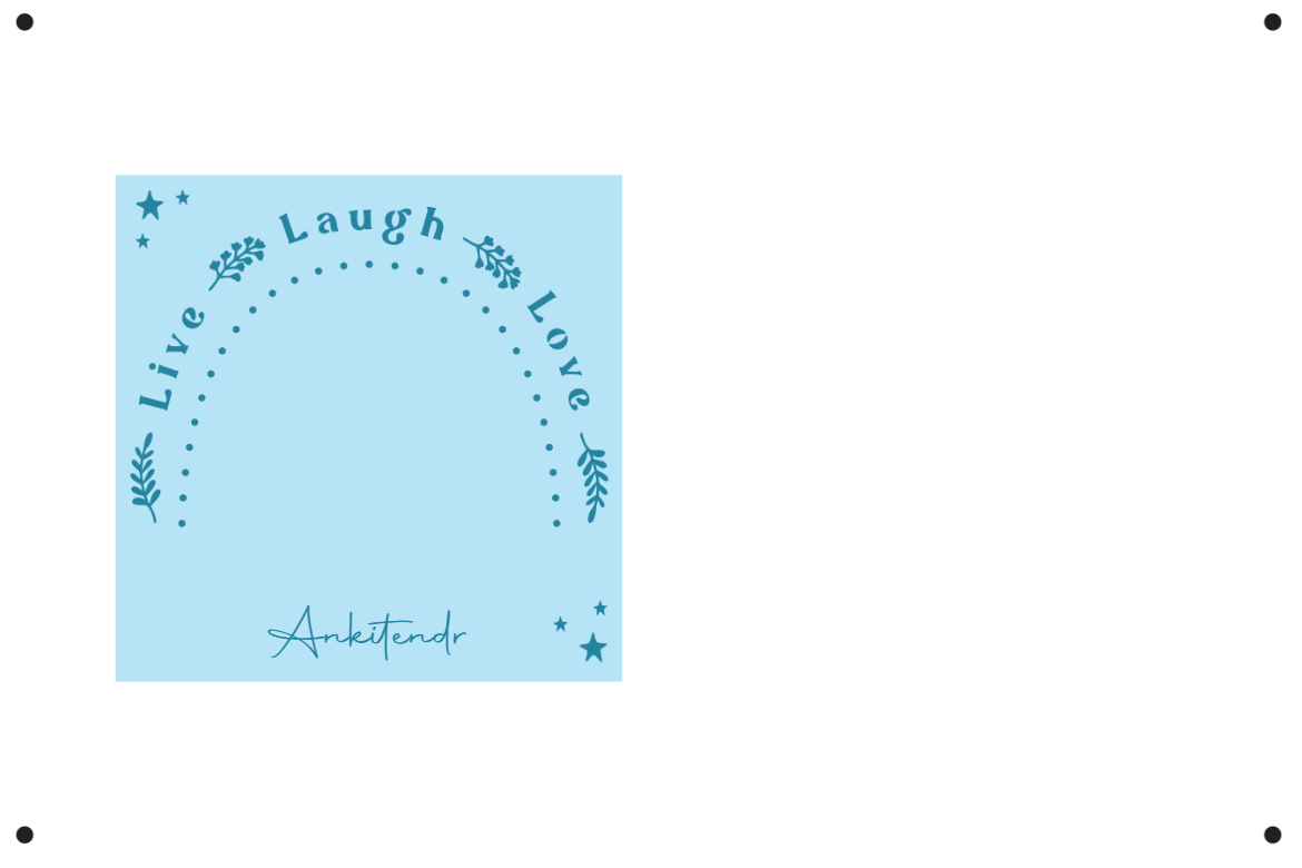 Personalized “Live Laugh Love” 3D Shadow Box Frame with Name