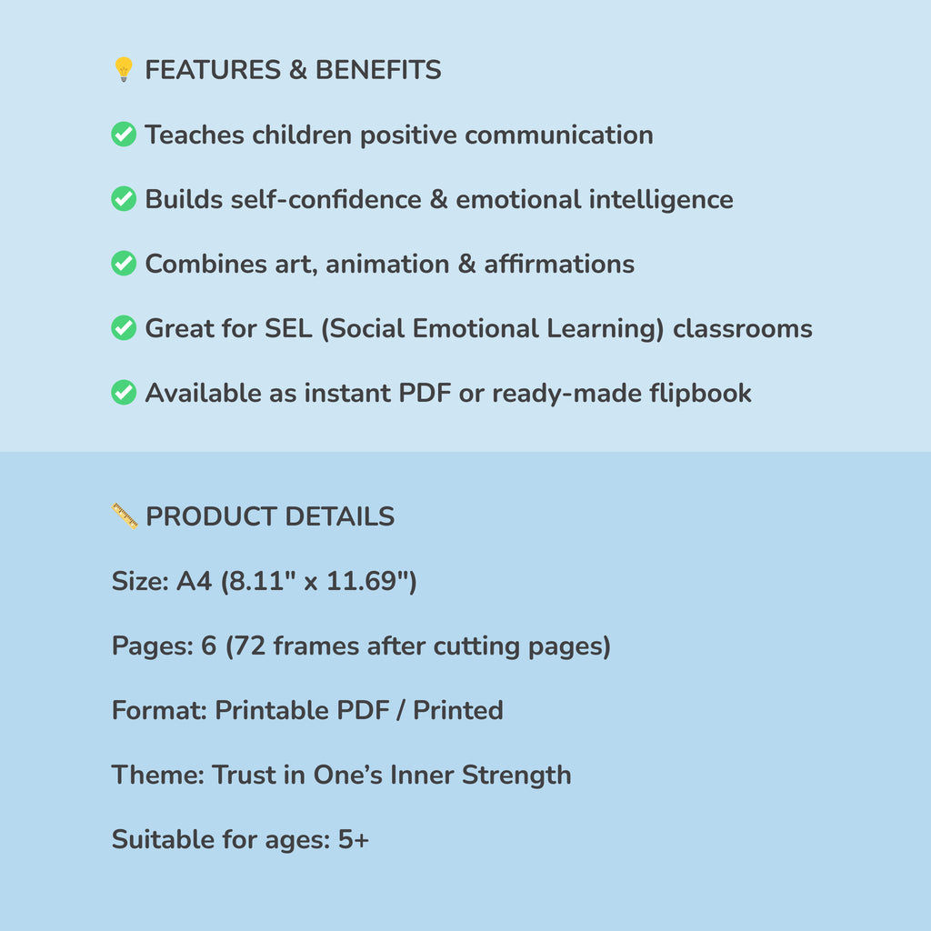 Self-Belief Edition – Personalized Flipbook for Kids