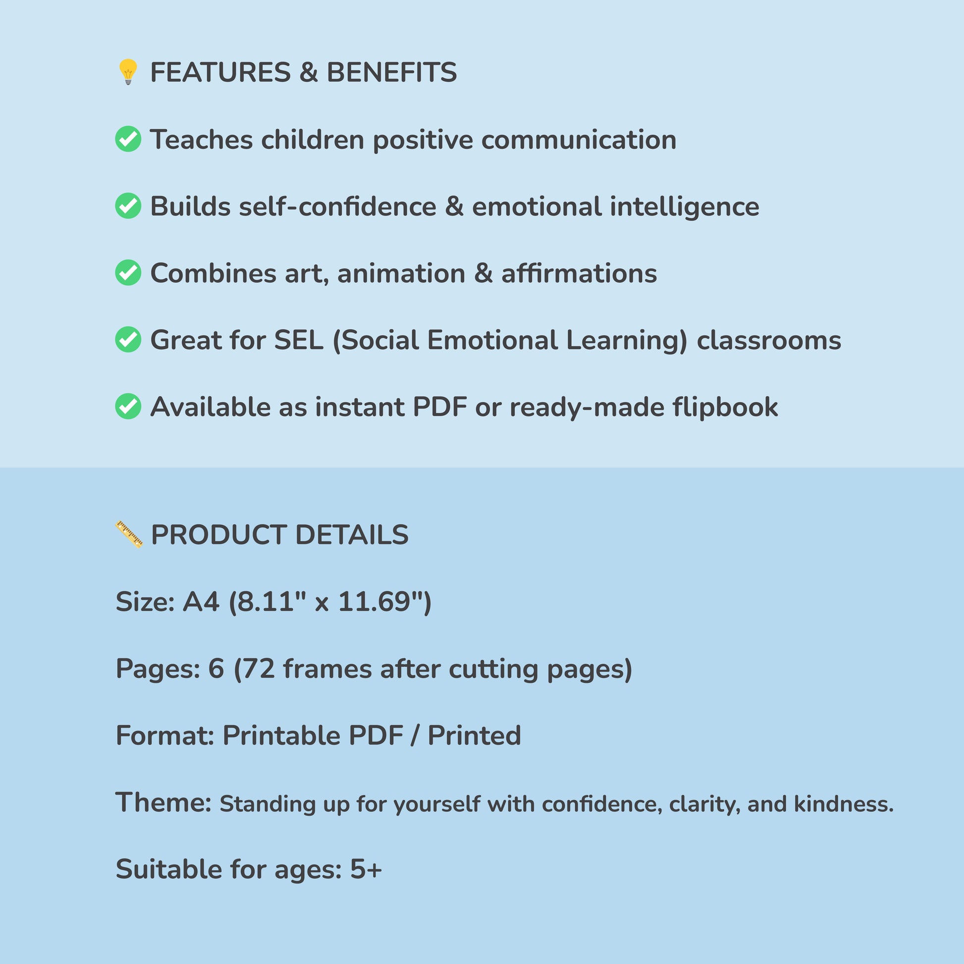 Stand Up Edition – Personalized Flipbook for Kids