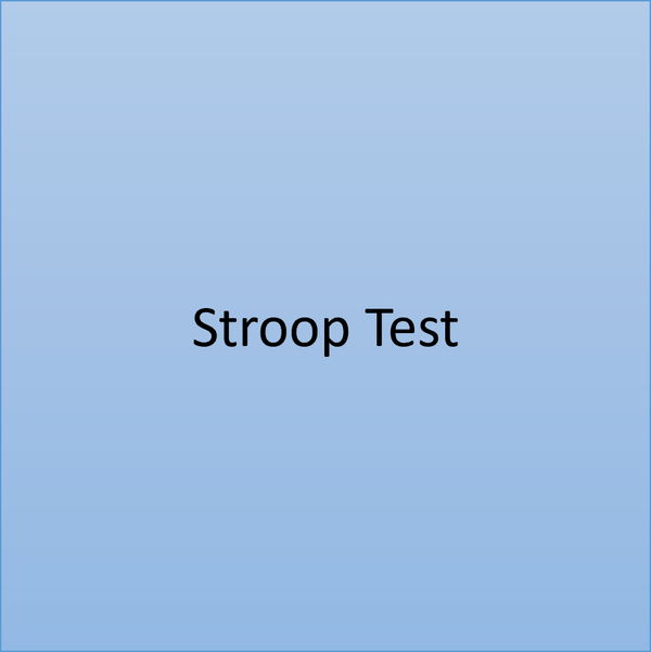 🧩 Stroop Test – Personalized Speed & Accuracy Challenge