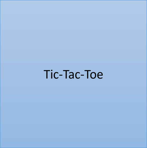 ⭕ Tic-Tac-Toe – Personalized Digital Edition