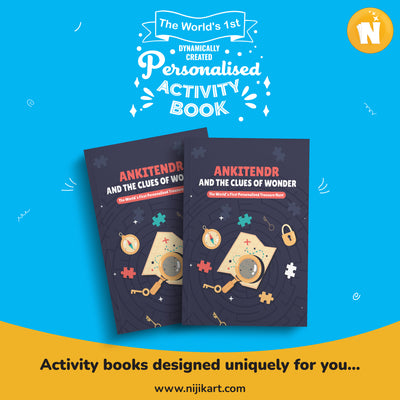 Personalized Treasure & Scavenger Hunt Book | Custom Puzzle Adventure for Kids