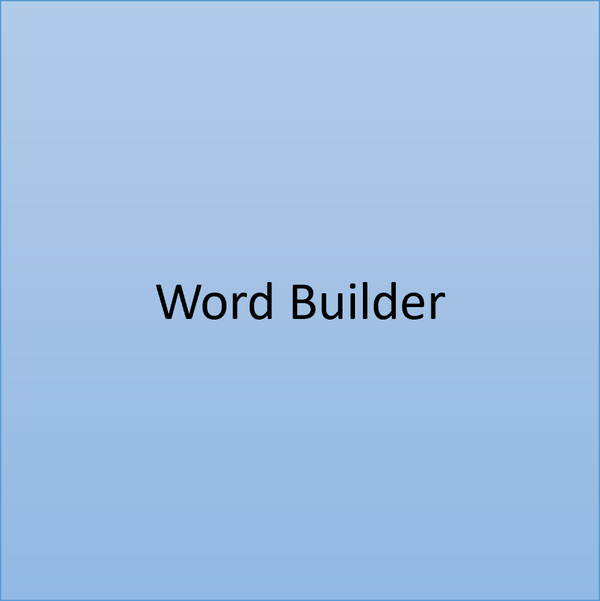 🧩 Personalized Word Builder Challenge