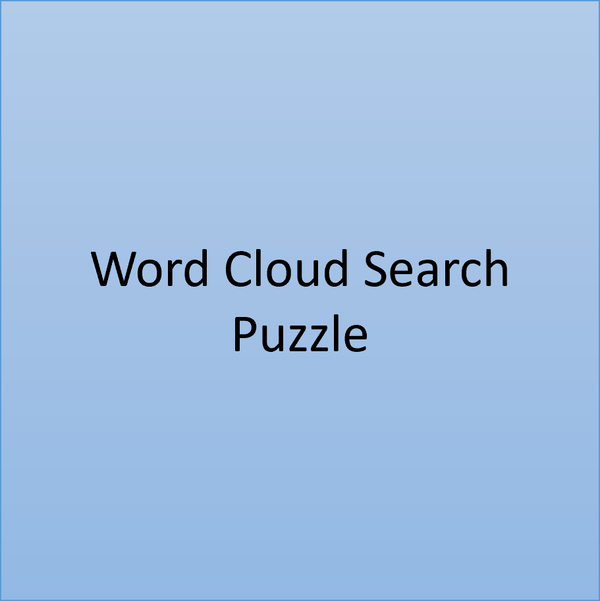 ☁️ Personalized Word Cloud Search Puzzle