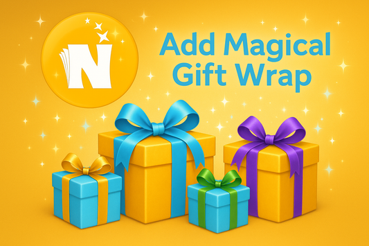 Add Magical Gift Wrap with exact Niji logo colors