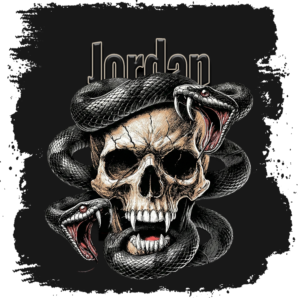 Personalized Dark Art Baseball Ottoman Cap Embroidery with Custom Name