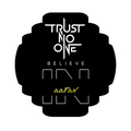 Phone Grip | Universal Fit | UV Printed | Secure Hold & Media Stand | Unisex | Personalized | Typography | Trust | Everyday | Assertive - Front - personalized design PNG