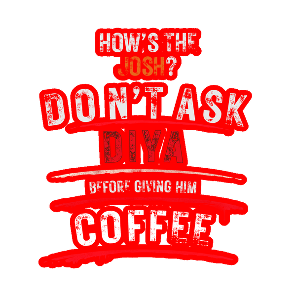 Stickers | Various Sizes | 100 Micron | Matte Laminated | Die-Cut | Durable Indoor/Outdoor | Unisex | Personalized | Typography | Coffee | Popular Culture | Everyday | Humorous - front_2x2 - personalized design PNG