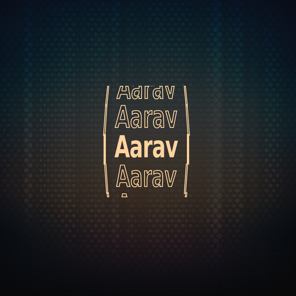 Personalized Modern T-Shirt with Custom Name