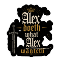 Stickers | Various Sizes | 100 Microns Matte Laminated | Die-Cut, Indoor/Outdoor Durable | Unisex | Personalized | Typography | Royalty | Power | Everyday | Empowering | The Crowned Warrior - front_2x2 - personalized design PNG