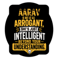 Sketchbook | A5 Size | 140 GSM Paper | Spiral Bound | Unisex | Personalized | Typography | Sarcasm | Intelligence | Everyday | Confident | Not Arrogant, Just Intelligent - Front - personalized design PNG