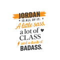 Personalized Kids Sports T-Shirt All Over Printed Products - Bold with Custom Name