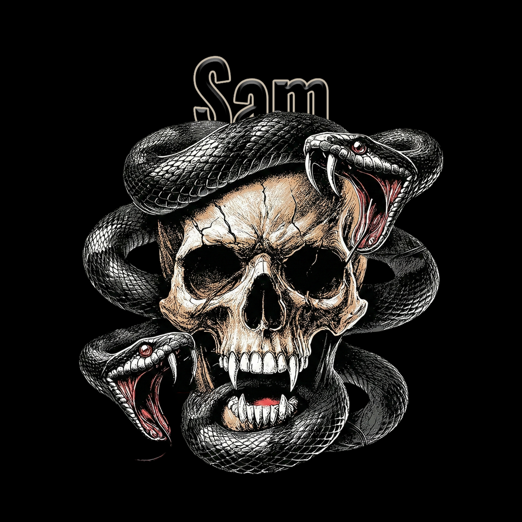 Personalized Edgy T-Shirt with Custom Name - Terry Oversized Tee Dtg T-Shirt