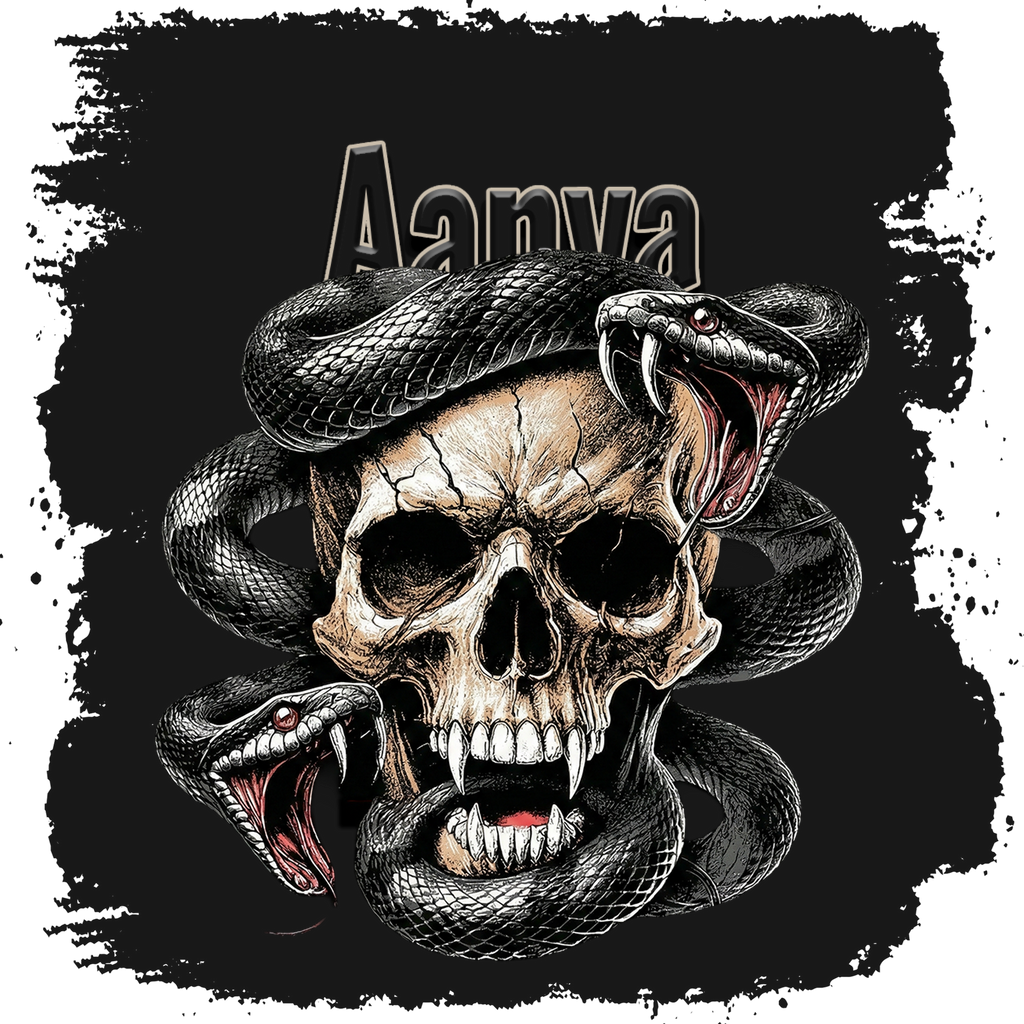 Personalized Dark Art MDF Wooden Puzzles Accessories with Custom Name