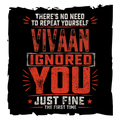 Tote Bag Zipper | Unisex | 100% Cotton Canvas | Zipper Closure, Long Handles | Everyday Use | Personalized | Typography | Sarcasm | Humor | Everyday | Sarcastic | Ignored You Just Fine - Front - personalized design PNG