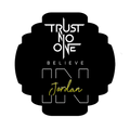 Phone Grip | Universal Fit | UV Printed | Secure Hold & Media Stand | Unisex | Personalized | Typography | Self-belief | Trust | Everyday | Bold - Front - personalized design PNG
