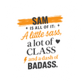 Personalized Notebook - Modern with Custom Name
