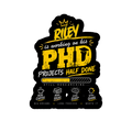 Stickers | Various Sizes | 100 Microns Matte Laminated | Die-Cut, Indoor/Outdoor Durable | Unisex | Personalized | Typography | Academia | Education | Graduation | Humorous - front_2x2 - personalized design PNG