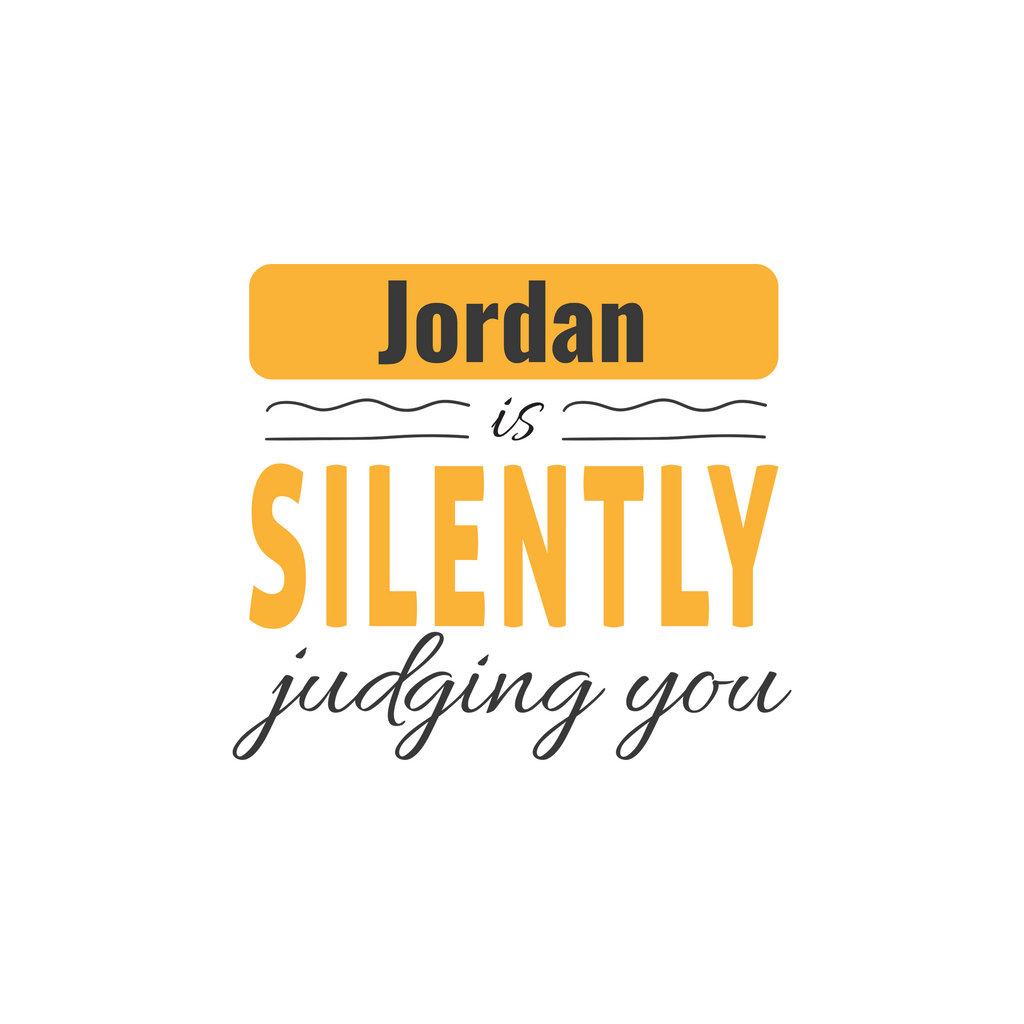 Personalized Playful Metal Posters Accessories with Custom Name