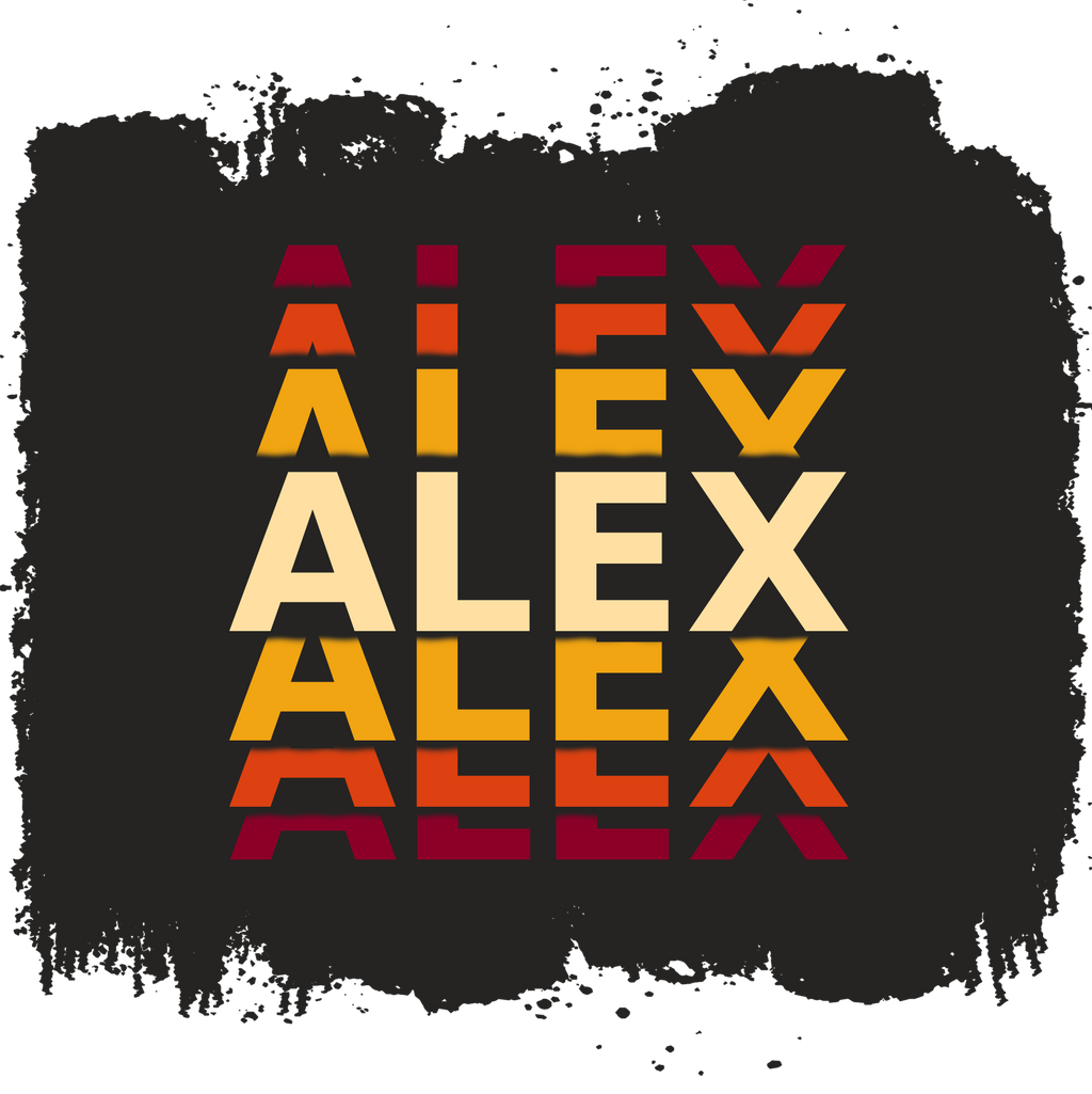 Personalized Graphic Digital Printable Design with Custom Name