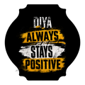 Magic Coffee Mug | 11 oz | Ceramic | Heat-Activated Design Reveal | Unisex | Personalized | Grunge | Positivity | Mental Well-being | Everyday | Motivational | Always Stay Positive - front_11oz Red - personalized design PNG