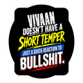 Phone Grip | Universal Fit | UV Printed | Secure Hold & Media Stand | Unisex | Personalized | Typography | Temperament | Everyday | Assertive - Phone Grip - Front - personalized design PNG