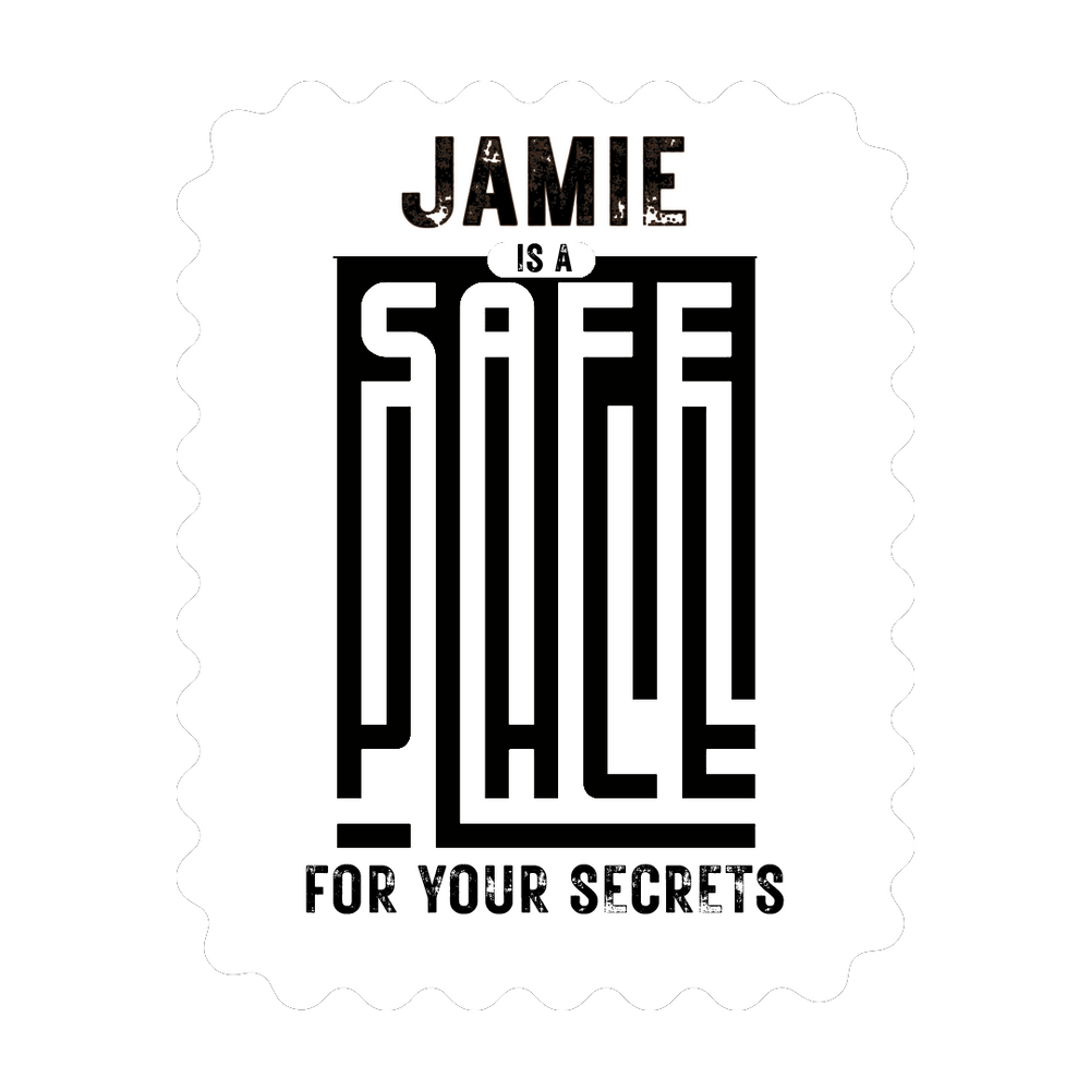 Stickers | Various Sizes | 100 Micron | Matte Laminated | Die-Cut | Durable Indoor/Outdoor | Unisex | Personalized | Bold Graphic | Trust | Secrets | Confident - front_2x2 - personalized design PNG