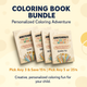 Coloring Book Bundle – Personalized Coloring Adventure
