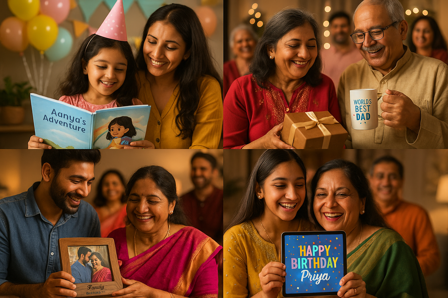 Heartwarming personalized celebration moments