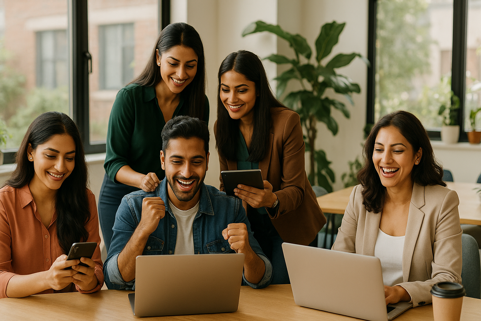 Hero banner with successful Indian entrepreneurs
