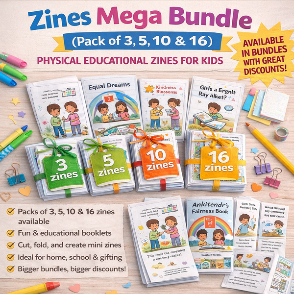 Zines Mega Bundle (Pack of 3–16) – Printable Educational Zines for Kids | Save More with Bundles