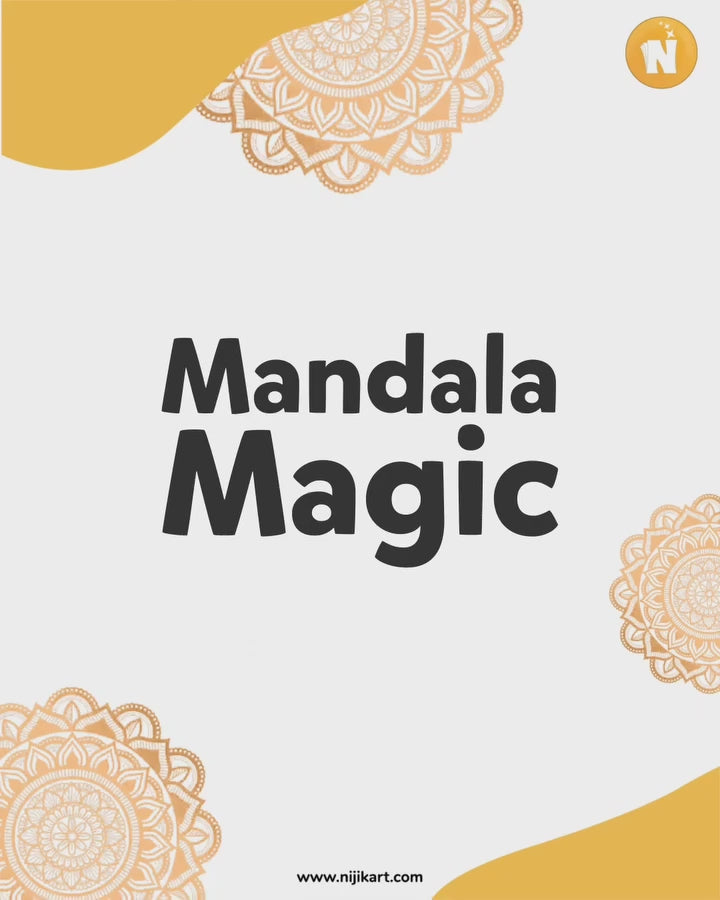 Mandala Magic | Personalized Coloring Book for Kids and Mindfulness