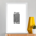 Framed Poster | Multiple Sizes | 300 GSM Art Paper | Laminated, Fade-Proof, 1-inch Frame | Unisex Home Decor | Personalized | DTG | Typographic | Design | Everyday | Confident - front_A3 Frame Poster - A3 Frame Poster - mockup 12