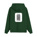 Oversized Hoodie | Unisex Relaxed Fit | 400 GSM Cotton Blend | DTG Printed | Drop Shoulder, Pre-Shrunk | Adults | Personalized | DTG | Typographic | Design | Everyday | Confident - back - Bottle Green - mockup 2