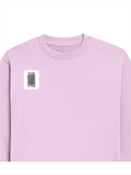 Oversized Sweatshirt | Roomy Relaxed Fit | 400 GSM Cotton Blend | Pre-Shrunk Drop Shoulder | Unisex Adult | Personalized | DTF | Typographic | Design | Everyday | Confident - right pocket - Light Baby Pink - mockup 4