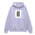 Oversized Hoodie | Relaxed Fit, Drop-Shoulder | 400 GSM Fabric | Warm, Durable | Unisex | Personalized | DTF | Typographic | Design | Everyday | Confident - front - Lavender - mockup 1