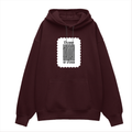 Oversized Hoodie | Relaxed Fit, Drop-Shoulder | 400 GSM Fabric | Warm, Durable | Unisex | Personalized | DTF | Typographic | Design | Everyday | Confident - front - Maroon - mockup 1