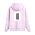 Oversized Hoodie | Relaxed Fit, Drop-Shoulder | 400 GSM Fabric | Warm, Durable | Unisex | Personalized | DTF | Typographic | Design | Everyday | Confident - back - Light Baby Pink - mockup 2