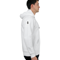 Oversized Hoodie | Relaxed Fit, Drop-Shoulder | 400 GSM Fabric | Warm, Durable | Unisex | Personalized | DTF | Typographic | Design | Everyday | Confident - right sleeve - White - mockup 6