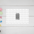 Jigsaw Puzzle | 120 Pieces A4 Size | Recycled Paper Semi-Gloss Finish | Engaging Entertainment Brain Booster | Unisex All Ages | Personalized | Typographic | Design | Everyday | Confident - front - mockup 1