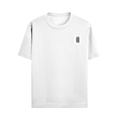 Male Standard Crew T-Shirt | Regular Fit | 100% Cotton DTF Print | Soft, Durable | Men | Personalized | DTF | Typographic | Design | Everyday | Confident - right pocket - White - mockup 6