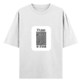 Oversized Standard T-Shirt | Unisex Oversized Fit | 180 GSM 100% Super Combed Cotton | DTF Print | Soft & Durable | Personalized | DTF | Typographic | Design | Everyday | Confident - front - White - mockup 1