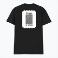 Men's V-Neck T-Shirt | Regular Fit | 180 GSM Bio-Washed Cotton | DTG Print | Durable | Personalized | DTG | Typographic | Design | Everyday | Confident - back - Black - mockup 2