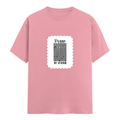 Classic Crew T-Shirt | Men's Regular Fit | 180 GSM Bio-Washed Cotton | DTG Print Ready | Double-Stitched & Ribbed Neck | Personalized | DTG | Typographic | Design | Everyday | Confident - front - Flamingo - mockup 1